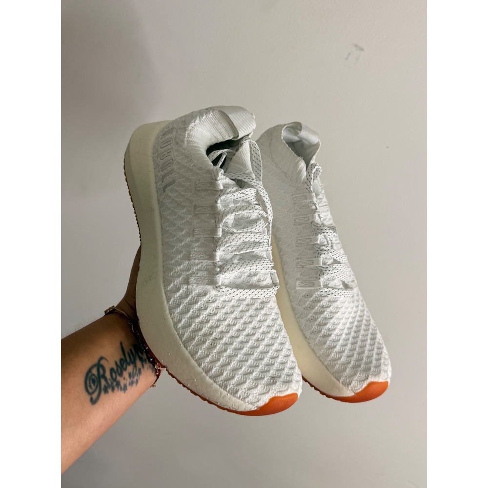 NOBULL White Knit Runner Women Training Running Shoes Sneakers 7